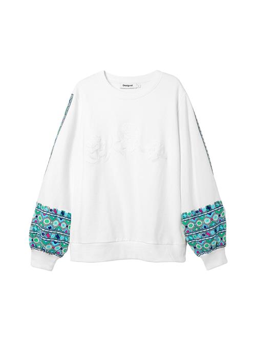 Desigual Sweatshirt  blå / grå / grøn / pink / hvid