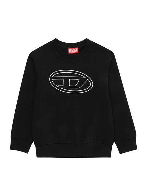 DIESEL Sweatshirt  sort / hvid