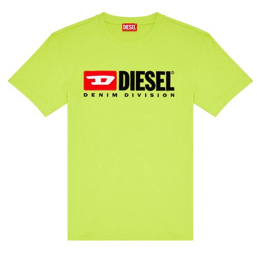 DIESEL Bluser & t-shirts 'T-DIEGOR-DIV'  neongrøn / blodrød / sort / hvid