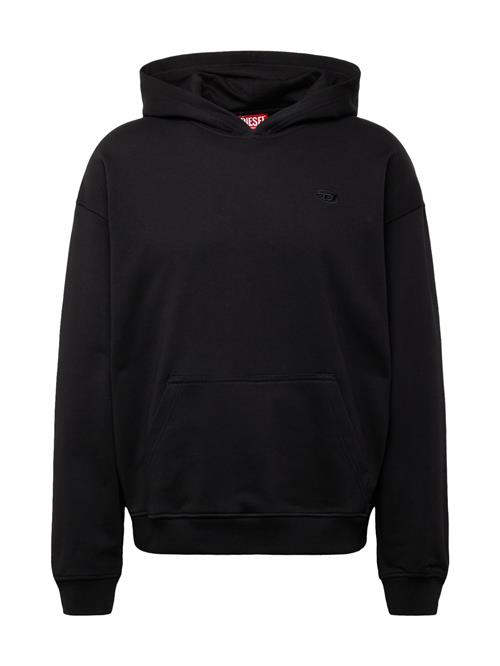 DIESEL Sweatshirt 'S-BOXT-HOOD-BLEACH'  lyseorange / sort