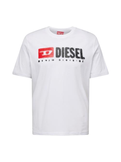 Se DIESEL Bluser & t-shirts 'T-ADJUST-K14'  rød / sort / hvid ved About You