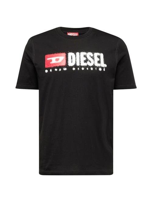 DIESEL Bluser & t-shirts 'ADJUST-K14'  rød / sort / hvid