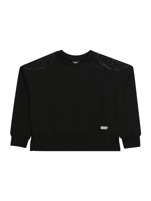 Se DKNY Sweatshirt  sort / hvid ved About You