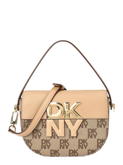 Se DKNY Skuldertaske 'ECHO'  creme / brun / cappuccino ved About You