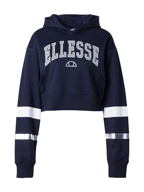 Se ELLESSE Sweatshirt 'Capricia'  navy / sølv / hvid ved About You