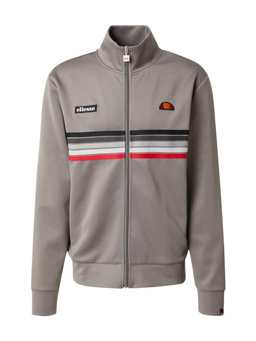 ELLESSE Sweatjakke 'Vicenza'  grå / rød / sort