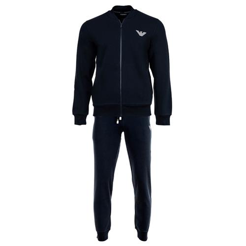 Emporio Armani Joggingdragt  blå / hvid