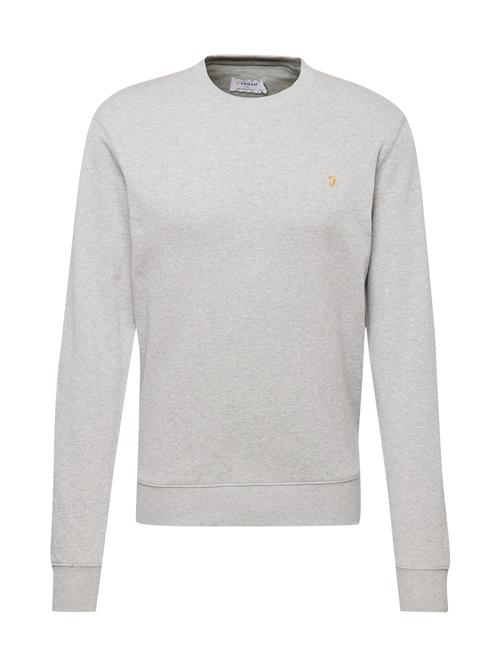 FARAH Sweatshirt 'TIM'  gylden gul / lysegrå