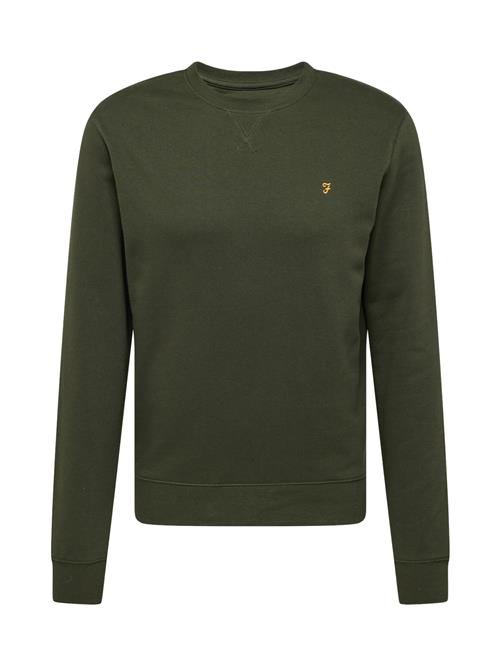 FARAH Sweatshirt 'TIM'  gul / mørkegrøn