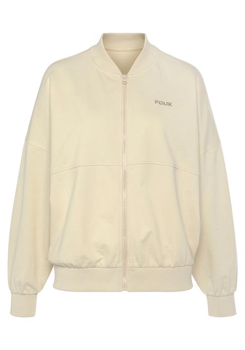 FCUK Sweatjakke  creme