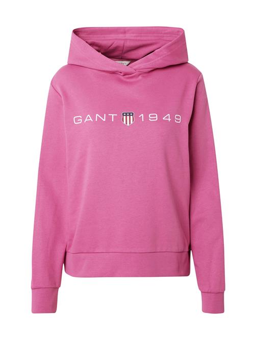 Se GANT Sweatshirt  marin / neonlilla / mørkerød / hvid ved About You