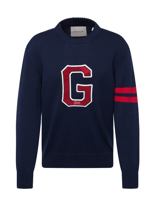 Se GANT Pullover 'SEASONAL G'  navy / rød / hvid ved About You