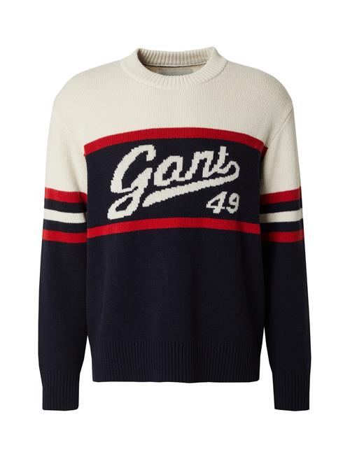 GANT Pullover  navy / rød / hvid