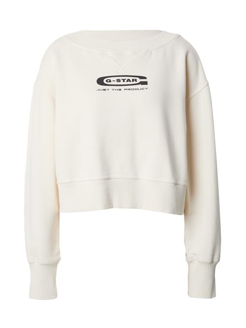 Se G-STAR Sweatshirt  beige / sort ved About You