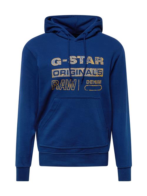 Se G-STAR Sweatshirt 'Distressed Originals'  beige / blå ved About You