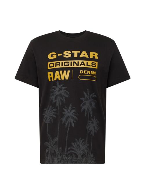 Se G-STAR Bluser & t-shirts 'Palm'  gul / antracit / sort ved About You