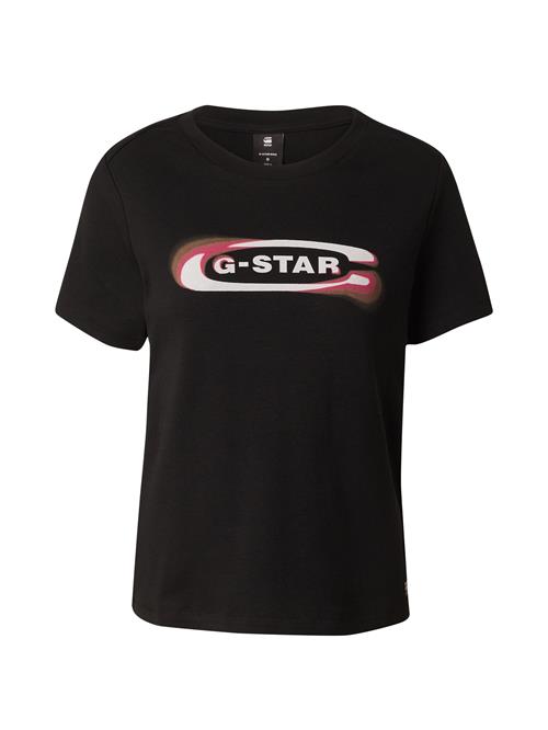 Se G-STAR Shirts 'Old skool'  lysebrun / pink / sort / hvid ved About You