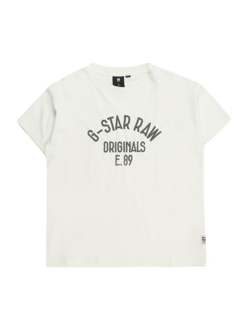 G-STAR Bluser & t-shirts  mørkegrå / hvid