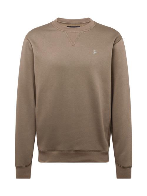 G-STAR Sweatshirt 'Premium Core'  mørkebeige