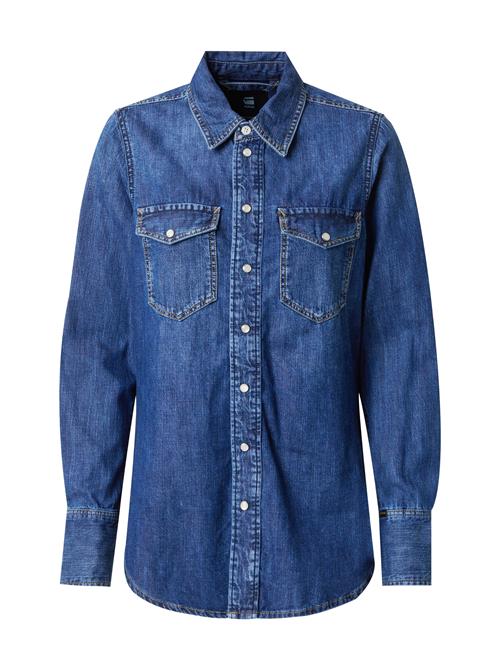 G-STAR Bluse 'Western'  blue denim