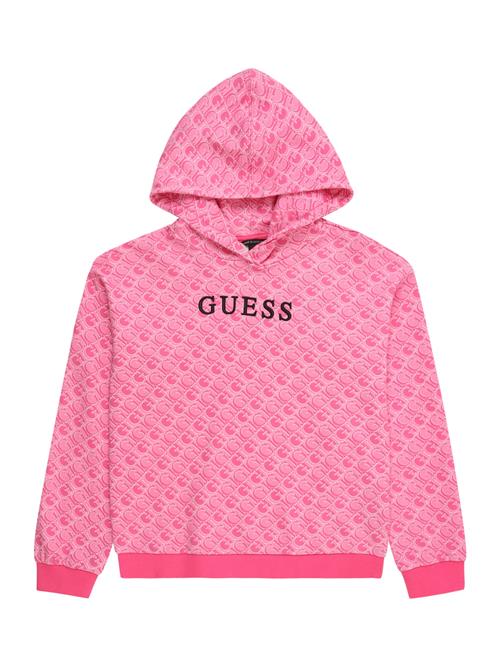 GUESS Sweatshirt  magenta / sort / hvid