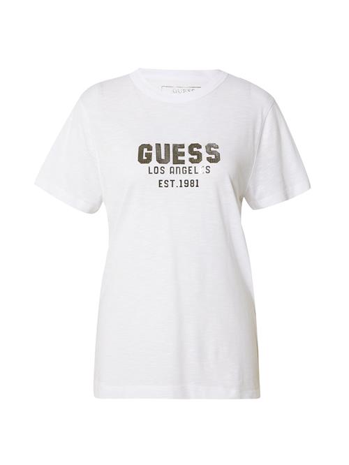 Se GUESS Shirts  guld / sølv / hvid ved About You