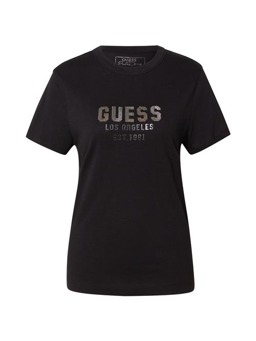 Se GUESS Shirts  sort / sølv ved About You