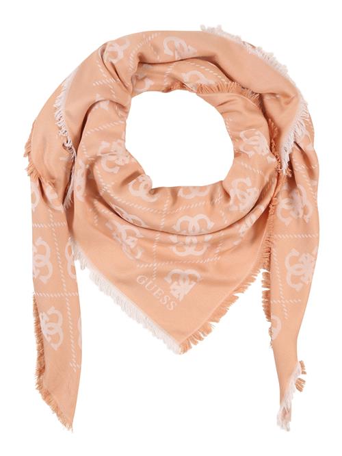 Se GUESS Tørklæde 'Noelle'  camel / offwhite ved About You