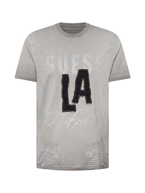 Se GUESS Bluser & t-shirts 'MAXI ME'  grå / sølvgrå / sort ved About You