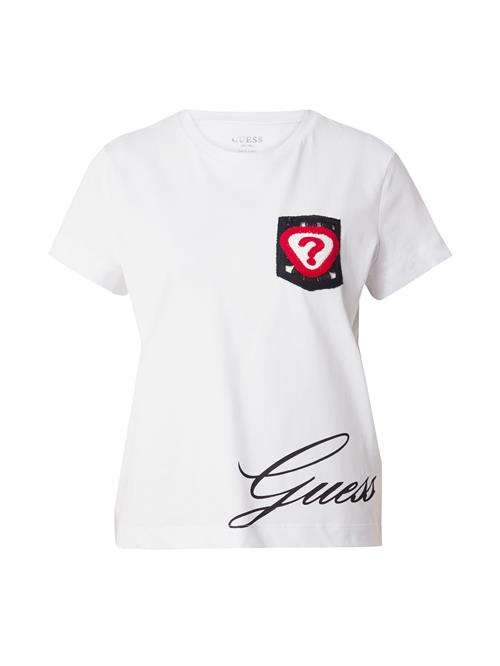 GUESS Shirts 'AMBER'  rød / sort / hvid