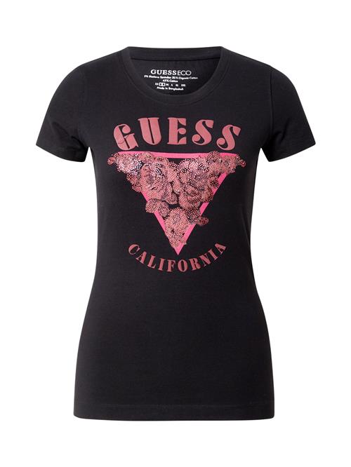 GUESS Shirts  gammelrosa / sort