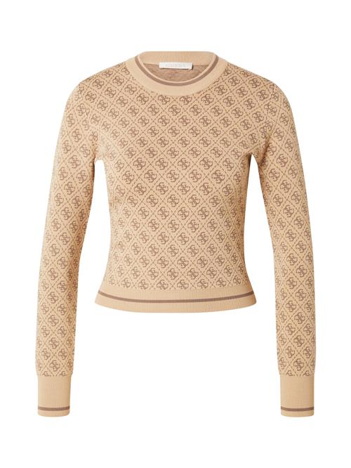 Se GUESS Pullover 'LISE'  choko / brokade ved About You