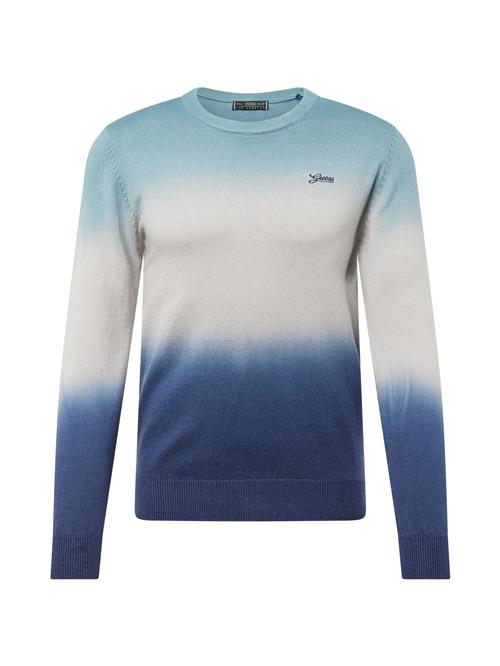 GUESS Pullover 'EDWIN'  navy / azur / lysegrå