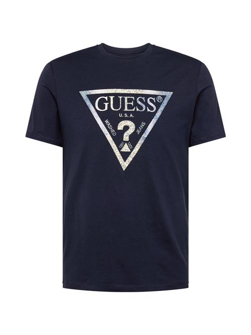 Se GUESS Bluser & t-shirts  navy / turkis / guld / sølv ved About You