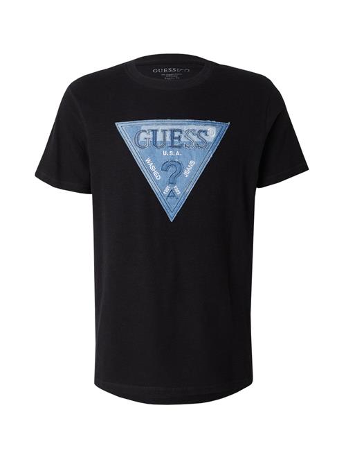 GUESS Bluser & t-shirts  blue denim / sort / hvid