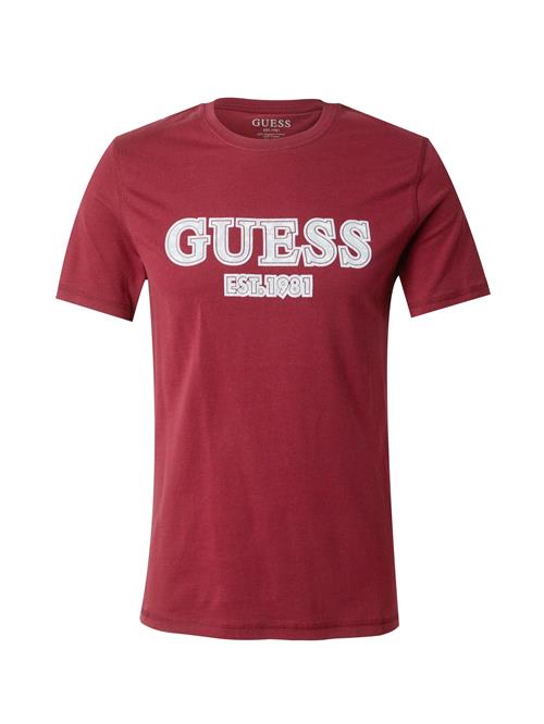 Se GUESS Bluser & t-shirts  vinrød / hvid ved About You