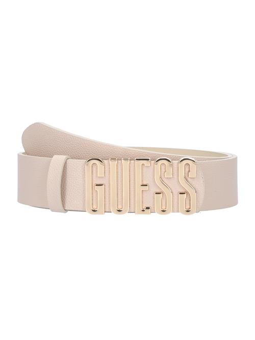 Se GUESS Bælte 'MERDIAN'  creme / guld ved About You