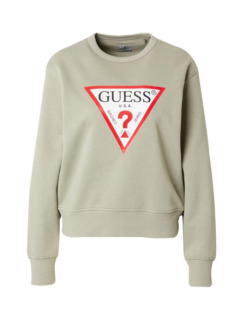 GUESS Sweatshirt  khaki / rød / sort / hvid