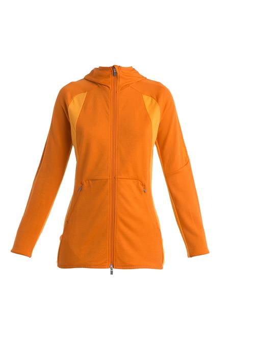 Se ICEBREAKER Sportsweatshirt 'Quantum ZoneKnit'  lyseorange / mørkeorange ved About You