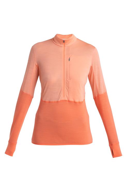 ICEBREAKER Sportsweatshirt 'Realfleece Descender'  orange / abrikos