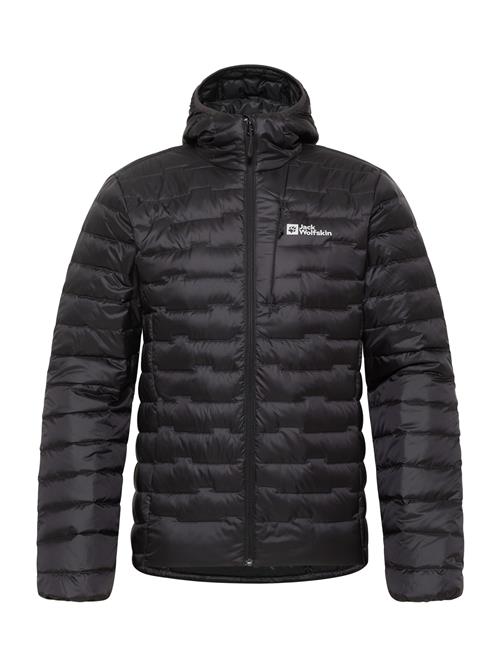 JACK WOLFSKIN Udendørsjakke 'PASSAMANI'  sort / hvid