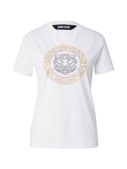 Se Just Cavalli Shirts 'MAGLIETTE'  guld / sort / sølv / hvid ved About You