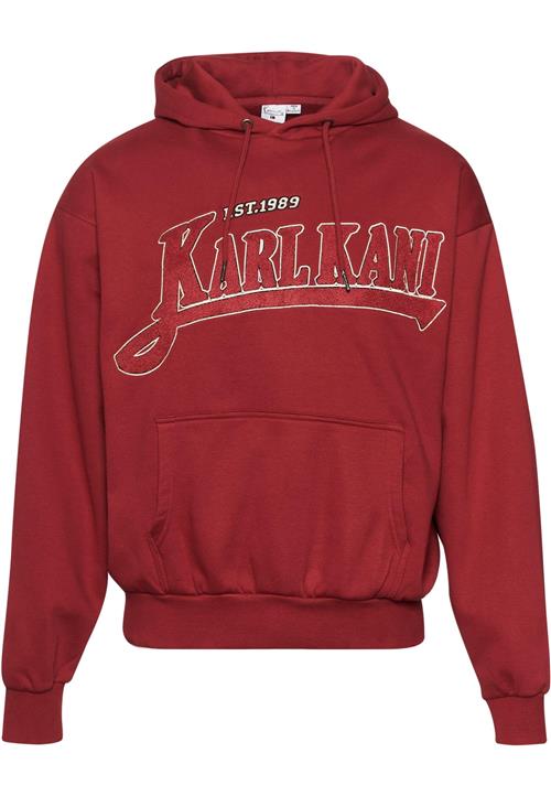 Karl Kani Sweatshirt  mørkerød / sort / hvid