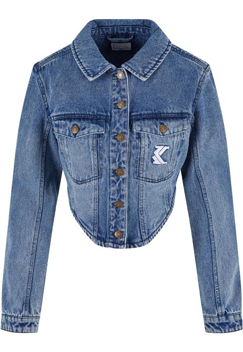 Karl Kani Overgangsjakke  blue denim / hvid