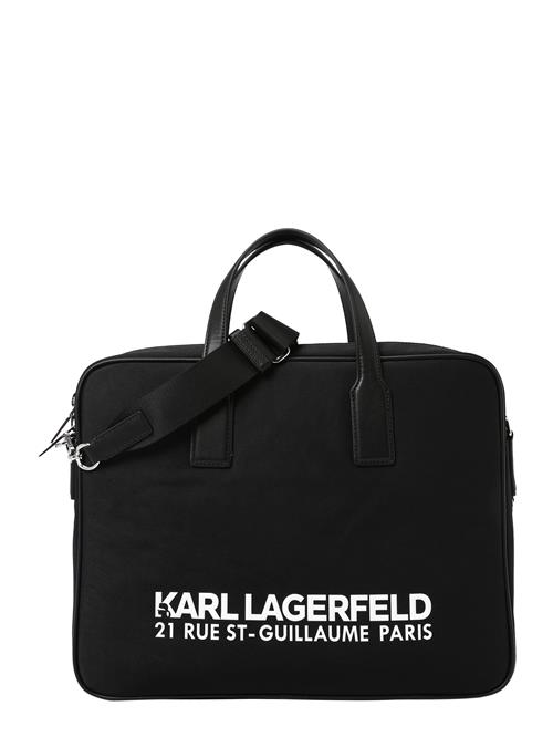 Karl Lagerfeld Laptoptaske  sort / hvid