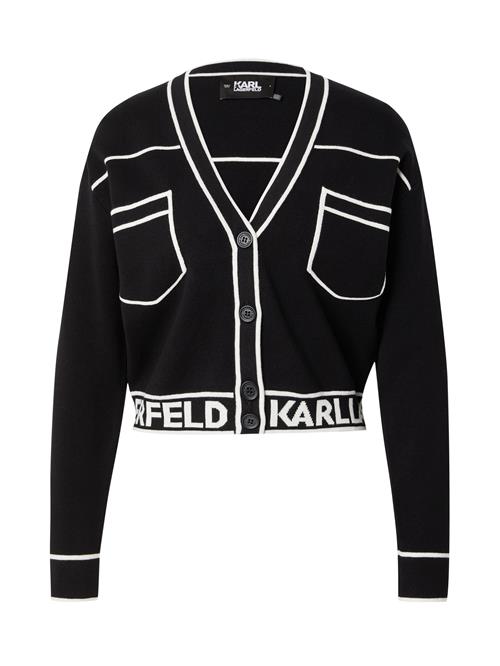 Karl Lagerfeld Cardigan  sort / hvid