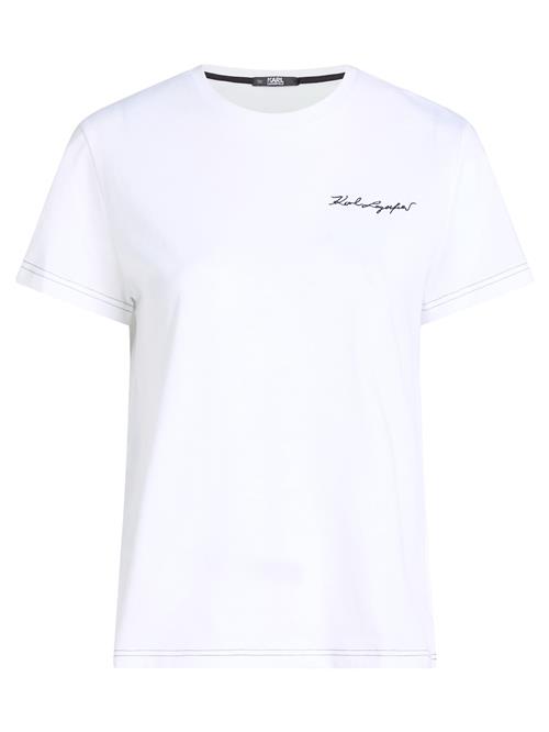 Se Karl Lagerfeld Shirts 'Signature'  sort / hvid ved About You