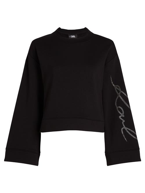 Se Karl Lagerfeld Sweatshirt  sort / transparent ved About You