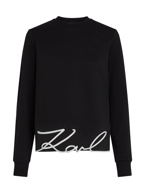 Se Karl Lagerfeld Sweatshirt  sort / hvid ved About You