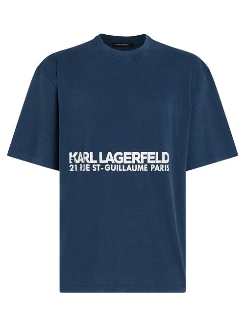 Se Karl Lagerfeld Bluser & t-shirts 'Rue St-Guillaume'  navy / hvid ved About You